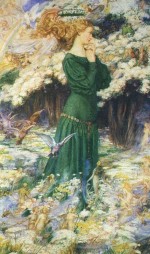 Eleanor Fortescue-Brickdale, "The Lover's World"