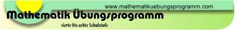 Mathematik Übungsprogramm