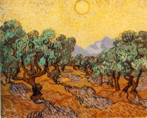 Vincent van Gogh, Olive Trees with Yellow Sky and Sun, 1889; Oil on canvas; The Minneapolis Institute of Arts 