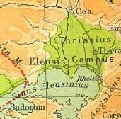 Old Map of Eleusis