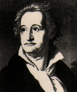 Johann Wolfgang von Goethe;  oil painting by Heinrich Kolbe, ca. 1822-1826 (Goethe-Mesum Duesseldorf)