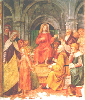 Der zwlfjhrige Jesus im Tempel, Borgognone (ca. 1450-1523)